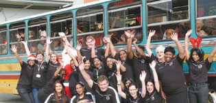 The BMG team in Durban waves their TAFTA guests farewell